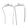 Non-Tarnish Bowknot 304 Stainless Steel Earrings for Women EJEW-U003-23P-1