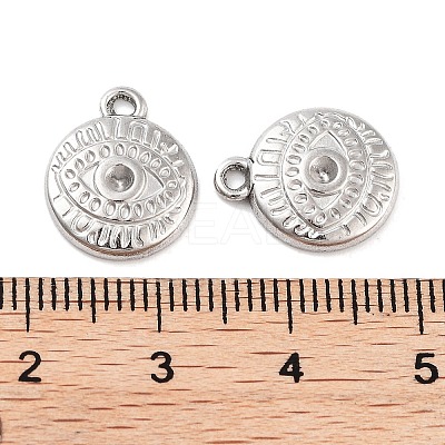 Non-Tarnish 304 Stainless Steel Pendant Rhinestone Settings STAS-P364-03P-1
