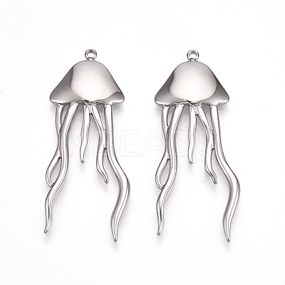 304 Stainless Steel Pendants STAS-T064-63P-1