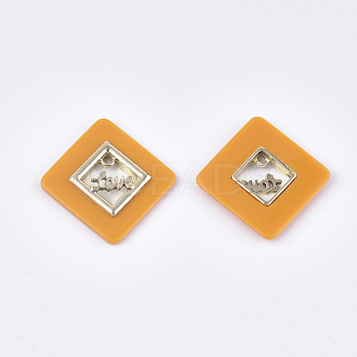 Opaque Acrylic Pendants MACR-T031-05-M-1