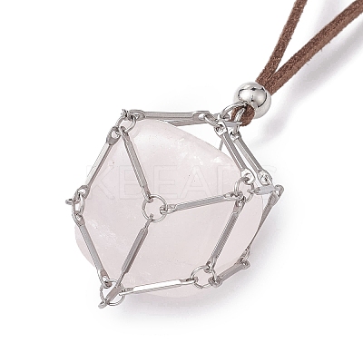 3Pcs 3 Style Brass Bar Connected Pouch Empty Stone Holder for Pendant Necklace Making NJEW-JN04587-1