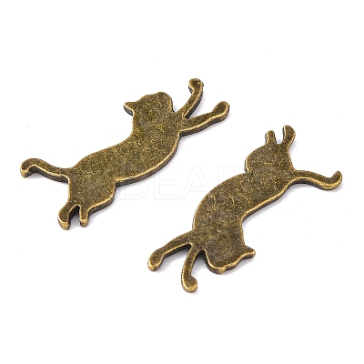 Alloy Kitten Cabochons LS-PALLOY-WH0072-73C-AB-1