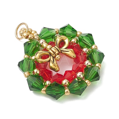 Glass Pendants PALLOY-MZ01027-1