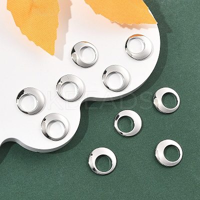 SHEGRACE Brass Flat Round Charms XGR0119P-108P-1
