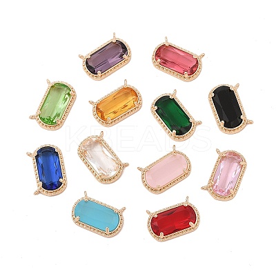 Brass Connector Charms KK-R100-01KCG-1