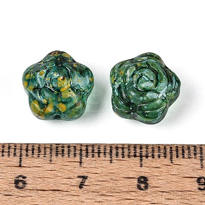 Picasso Transparent Glass Beads SEED-N012-03B-1