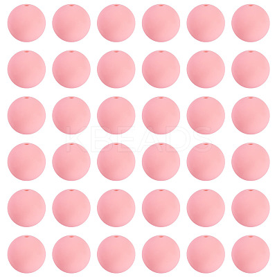 50Pcs Food Grade Eco-Friendly Silicone Beads SIL-TA0002-89E-1