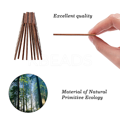 Undyed Natural Wood Filigree Joiner Links WOOD-GF0001-33-1