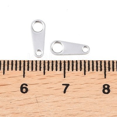 Brass Chain Tabs KK-G550-08P-1