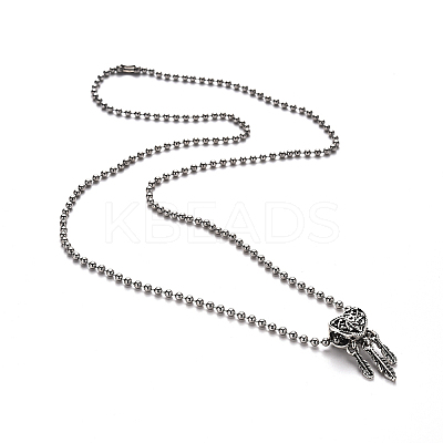 304 Stainless Steel Ball Chains and Ball Chain Connectors Set CHS-YW0001-01B-1
