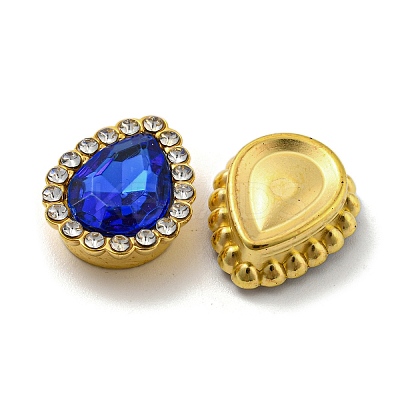 Acrylic Rhinetsone Cabochons FIND-C054-02G-01-1