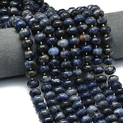 Natural Sodalite Beads Strands G-P573-B17-01-1
