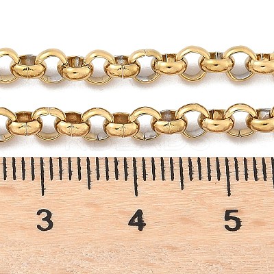 304 Stainless Steel Rolo Chain Necklaces NJEW-F248-21A-G-1