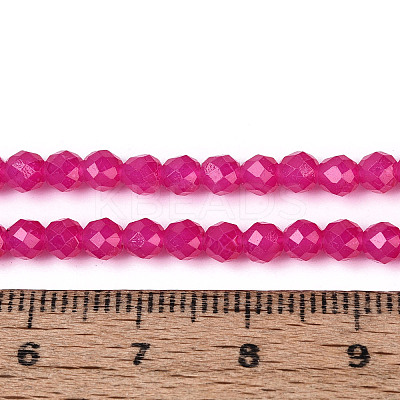 Imitation Jade Glass Beads Strands GLAA-T028-4mm-11I-1