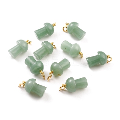 Natural Green Aventurine Pendants G-M380-C09-P-1