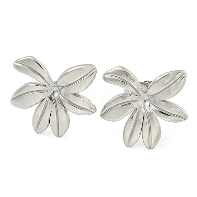Non-Tarnish 304 Stainless Steel Stud Earrings for Women EJEW-S227-31P-1