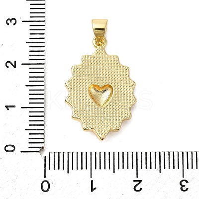 Brass Enamel Pendants KK-P303-08A-G-1