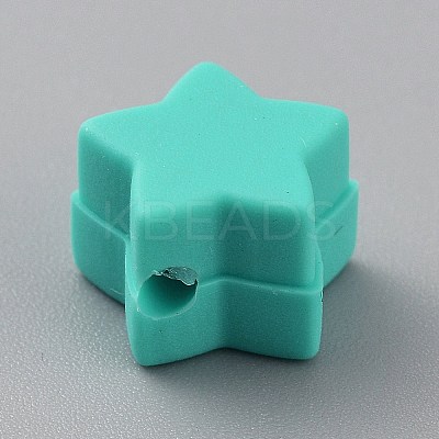 Star Silicone Focal Beads SIL-TAC0008-08G-1
