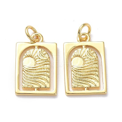Brass Pendants KK-L206-017G-1