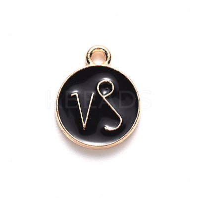 Alloy Enamel Pendants ENAM-SZ0001-28C-E-1