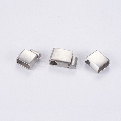 Tarnish Resistant 304 Stainless Steel Magnetic Clasps with Glue-in Ends STAS-G163-70P-1