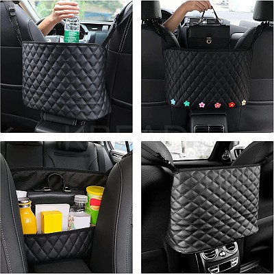 Universal Auto Car Seat Storage PU Organizer With Hook Pouch Holder Trunk And Car Seat Organizer ST-GF0001-03-1