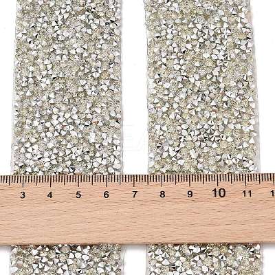 Glitter Resin Hotfix Rhinestone(Hot Melt Adhesive On The Back) OCOR-XCP0002-34-1