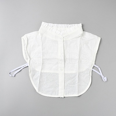Detachable Cotton Shirt Women False Collar AJEW-WH20054-046-1