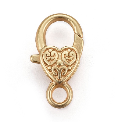 Tibetan Style Heart Lobster Claw Clasps LF014Y-MG-NR-1