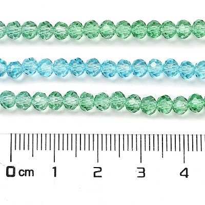 Transparent Painted Glass Beads Strands LS-DGLA-A034-T3mm-A17-1