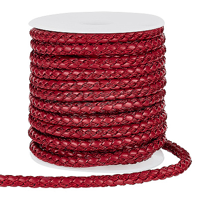 10M Round Imitation Leather Braided Cords LC-WH0008-03D-1
