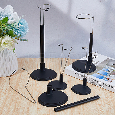 12 Sets 3 Styles Plastic with Iron Doll Support for Models ODIS-FH0001-18-1