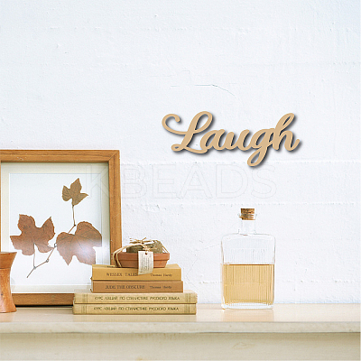 Laser Cut Unfinished Basswood Wall Decoration WOOD-WH0113-088-1