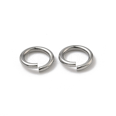Tarnish Resistant 304 Stainless Steel Open Jump Rings STAS-R065-43-1