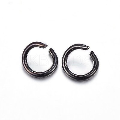 Ion Plating(IP) 304 Stainless Steel Open Jump Rings X-STAS-H467-03B-4mm-1