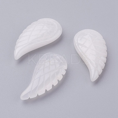 Natural White Jade Pendants G-E435-B-19-1