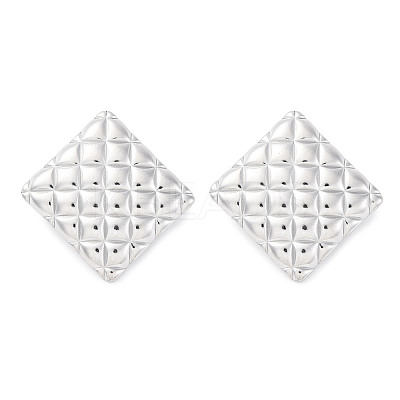 304 Stainless Steel Stud Earrings for Women EJEW-K306-08P-1