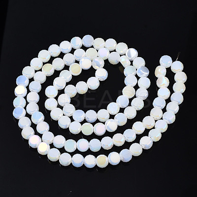 Electroplate Glass Beads Strands EGLA-Q125-002-A07-1