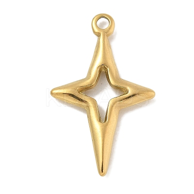 Ion Plating(IP) 304 Stainless Steel Pendants X-STAS-Q334-55G-1