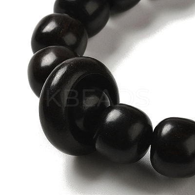 Wood Mala Bead Bracelets BJEW-B080-21-1