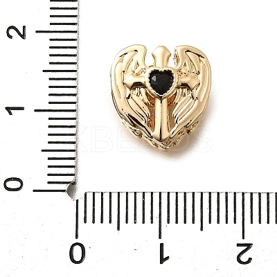 Brass & Glass Beads KK-M318-47G-01-1