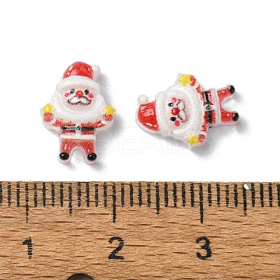 Colorful Christmas Series Resin Cabochons CRES-Q006-02J-1