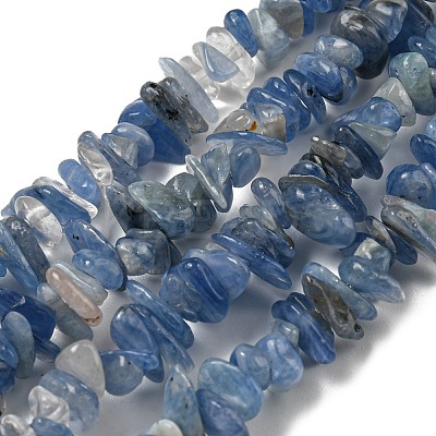 Natural Kyanite Chip Beads Strands G-G905-14-1