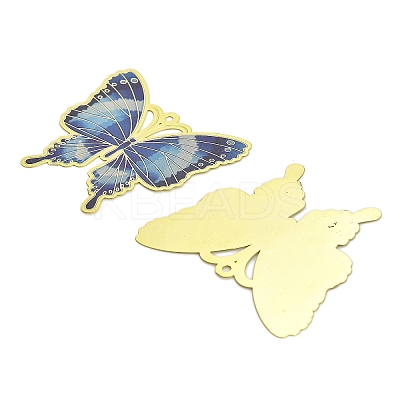 Brass Enamel Pendants KK-Z088-01LG-01-1