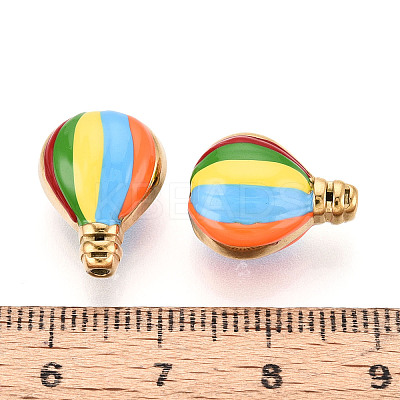 Ion Plating(IP) 304 Stainless Steel Enamel Beads STAS-N114-20G-1