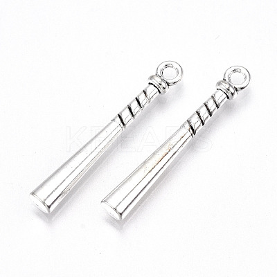 Tibetan Style Alloy Pendants TIBE-S323-073AS-RS-1
