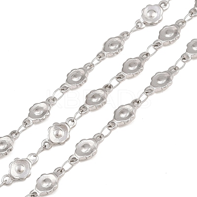 304 Stainless Steel Flower Link Chains CHS-Z009-02P-1