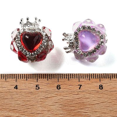 Alloy Resin Beads X-OACR-Q008-01-1