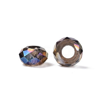 Transparent Glass European Beads GPDL-N005-D14mm-A17-1