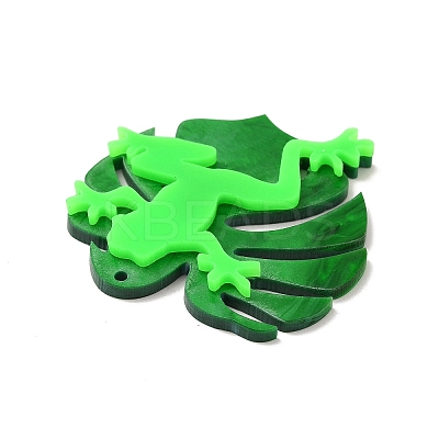 Opaque Acrylic Pendants OACR-H024-09-1